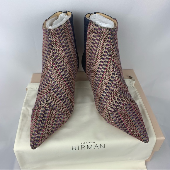 ❌SOLD❌Alexandre Birman Kittie Denim Bootie Sz 37 - Picture 14 of 16